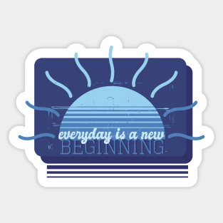 Sunrise Everyday [Foggy] Sticker